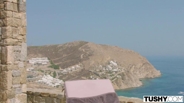 Превью Жаркий анальный секс с блондинкой на свежем воздухе и в спальне № 35010